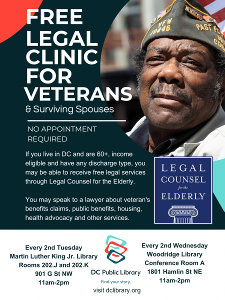 Image for event: Free Legal Clinic for Veterans &amp; Surviving Spouses