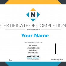 Northstar Certificate
