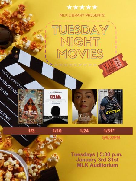 Image for event: Tuesday Night Movies! - A Weekly Film Series for Adults