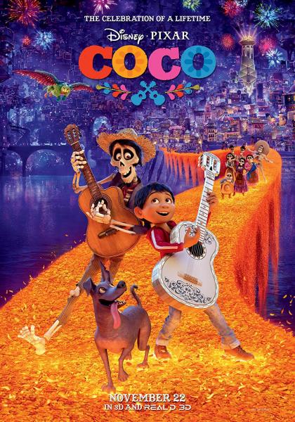 Movie poster for Coco