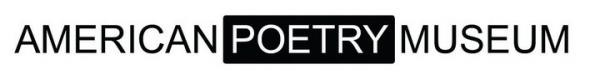 American Poetry Museum logo in black and white text
