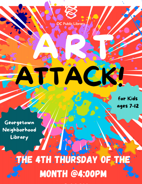 Art Attack! The 4th Thursday of the Month at 4 p.m.