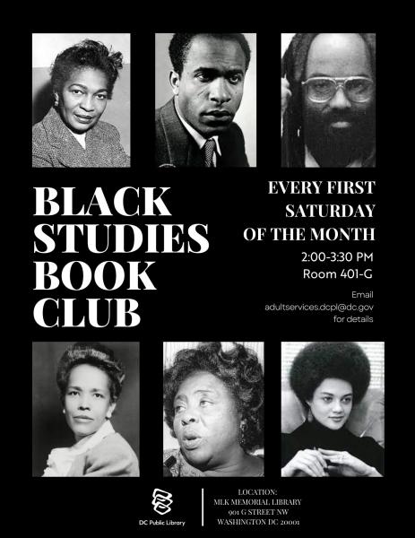 Black Studies Book Club: Every first Saturday of the month