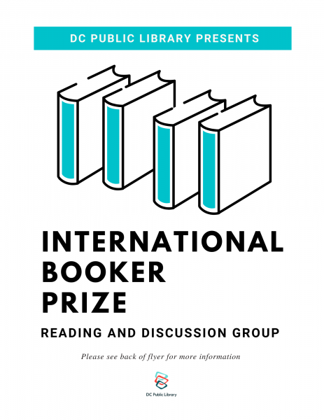 Graphic with text: International Booker Prize