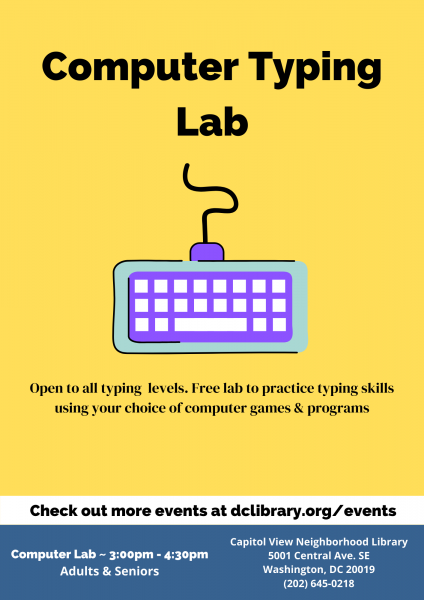 Image for event: Typing Lab