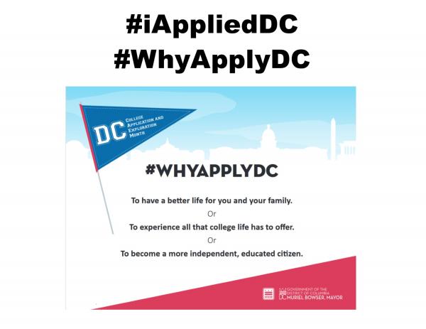 # I Applied DC # Why Apply DC