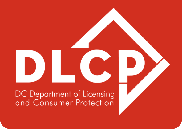 DLCP red and white logo
