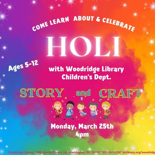 Come Learn About and Celebrate Holi