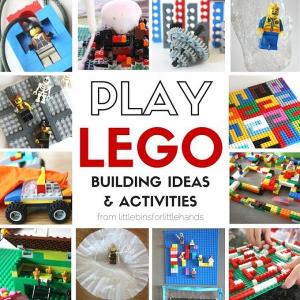 Play Lego. Building Ideas and Activities