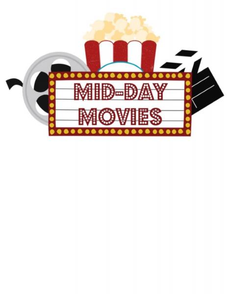 clip art of movie reel, popcorn and marquee