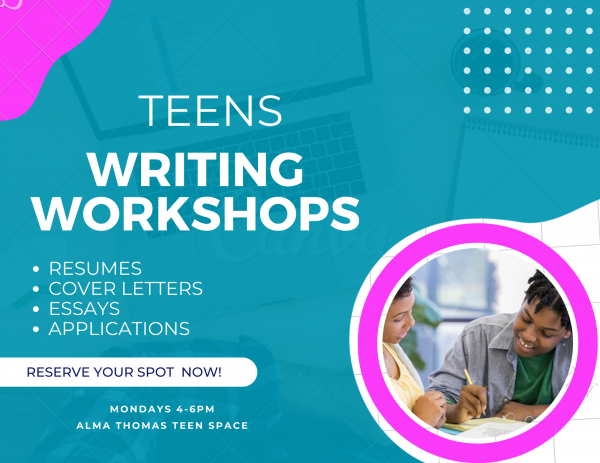 Teens writing workshops