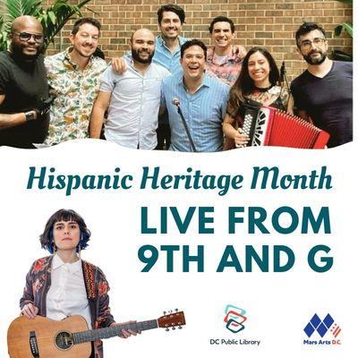Cumbia Heights and Laura Luv. Hispanic Heritage Month, Live From 9th and G
