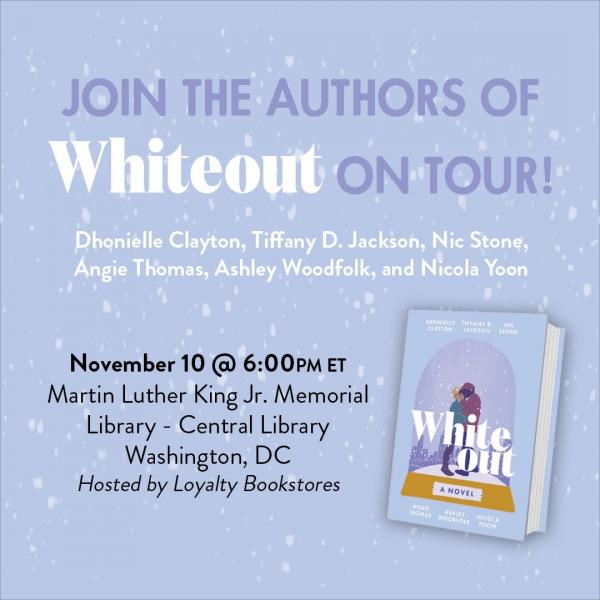 Join the Authors of Whiteout on Tour!