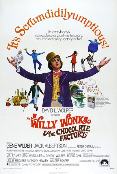 It's Scrumdidilyuptious! Willy Wonka and the Chocolate Factory