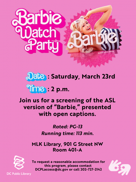 Barbie Watch Party