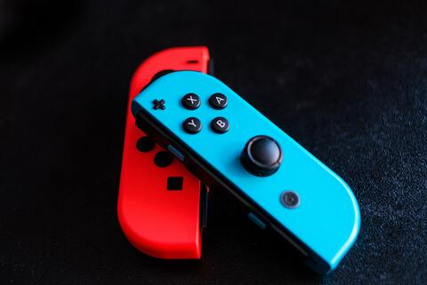 Two Switch JoyCon controllers