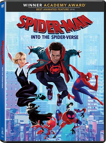 DVD cover for Spider-Man: Into the Spider-Verse