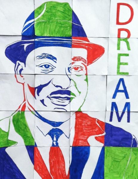 Image for event: Martin Luther King Jr. Collaborative Portrait