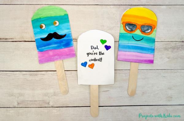 popsicles made out of paper