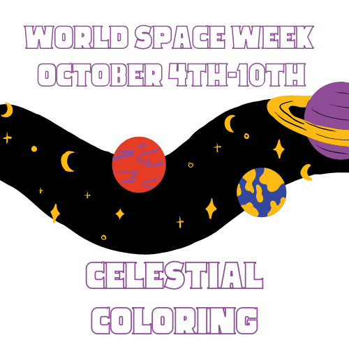 World Space Week, October 4-10, Celestial Coloring